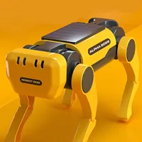 DIY Assembly Solar Electric Mechanical Dog Science Tech Puzzle Toy Smart Education Robot Dog Toys for Kids Children Gifts 1