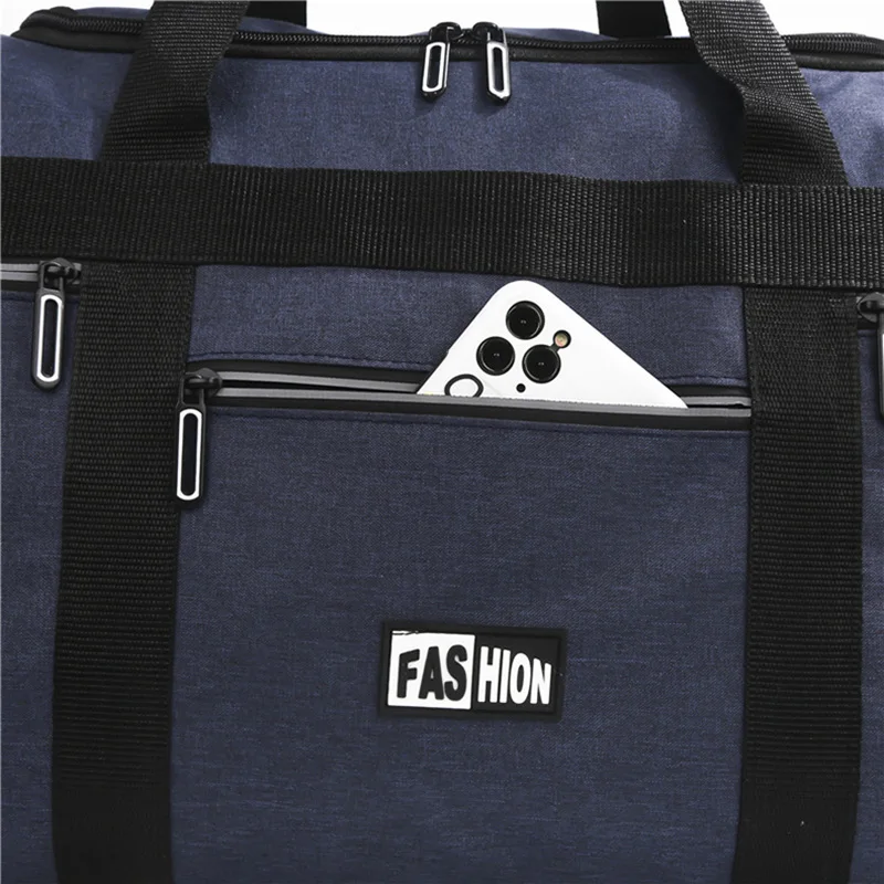 Travel Bag Large Capacity Foldable Portable Duffel Shoulder Bags Waterproof Business Sports Handbag Fashion Anti-Scratch Y35A