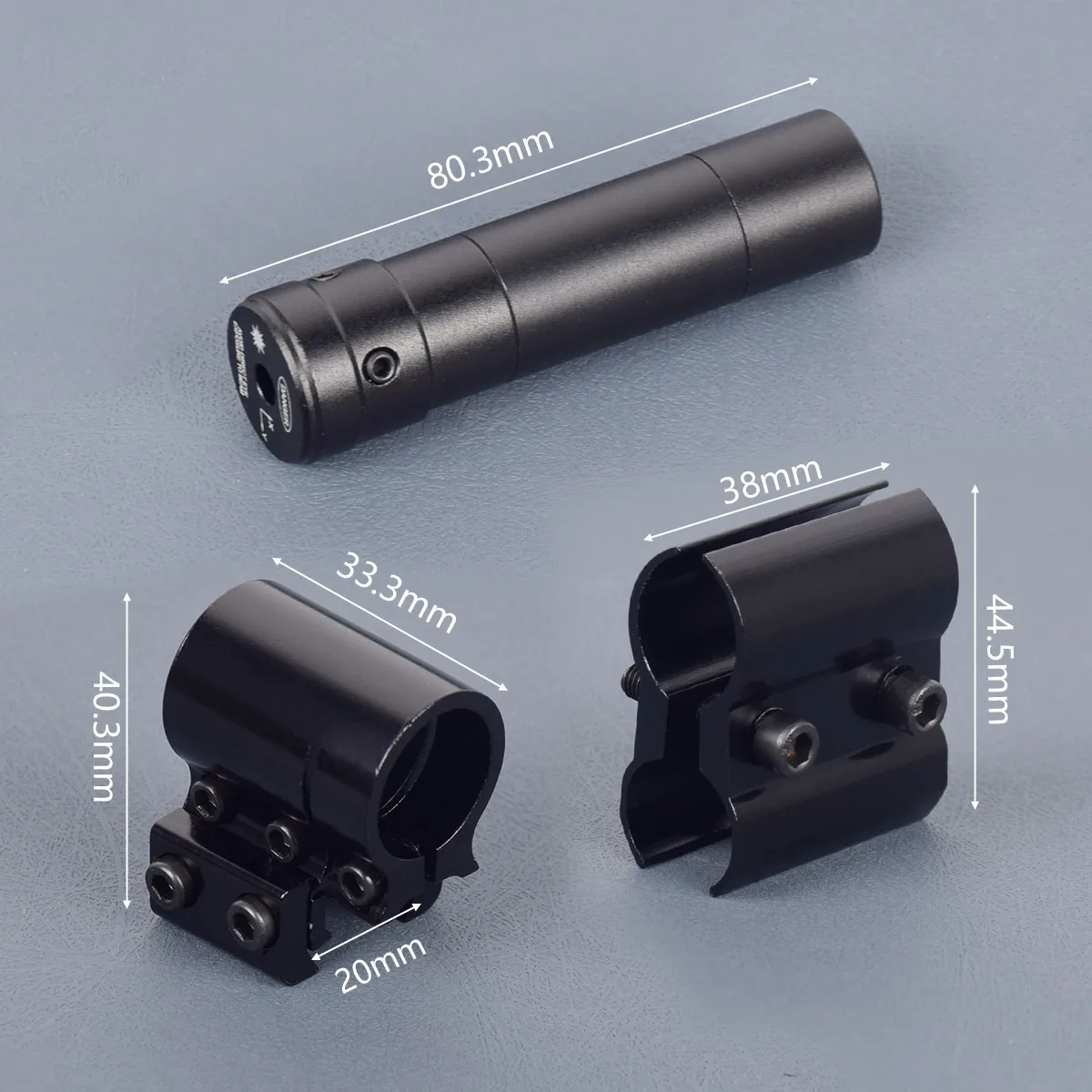 Tactical Red Laser Sight  Adjustables 20mm 11mm Rail Picatinny with  Air Gun Rifle Weaver Mount for Huntting