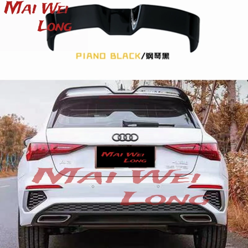 

For Audi A3 Hatchback Spoiler 2021+ Audi new A3 RS 3HSC Spoiler ABS plastic Material Car Rear Wing Color Rear Spoiler