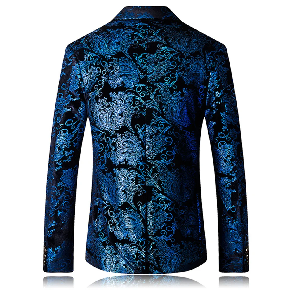 Fashion Male Suit 2023 New in Luxury Casual Business Classic Gold Velvet Blazers and Pants Formal Party Evening Suits for Men