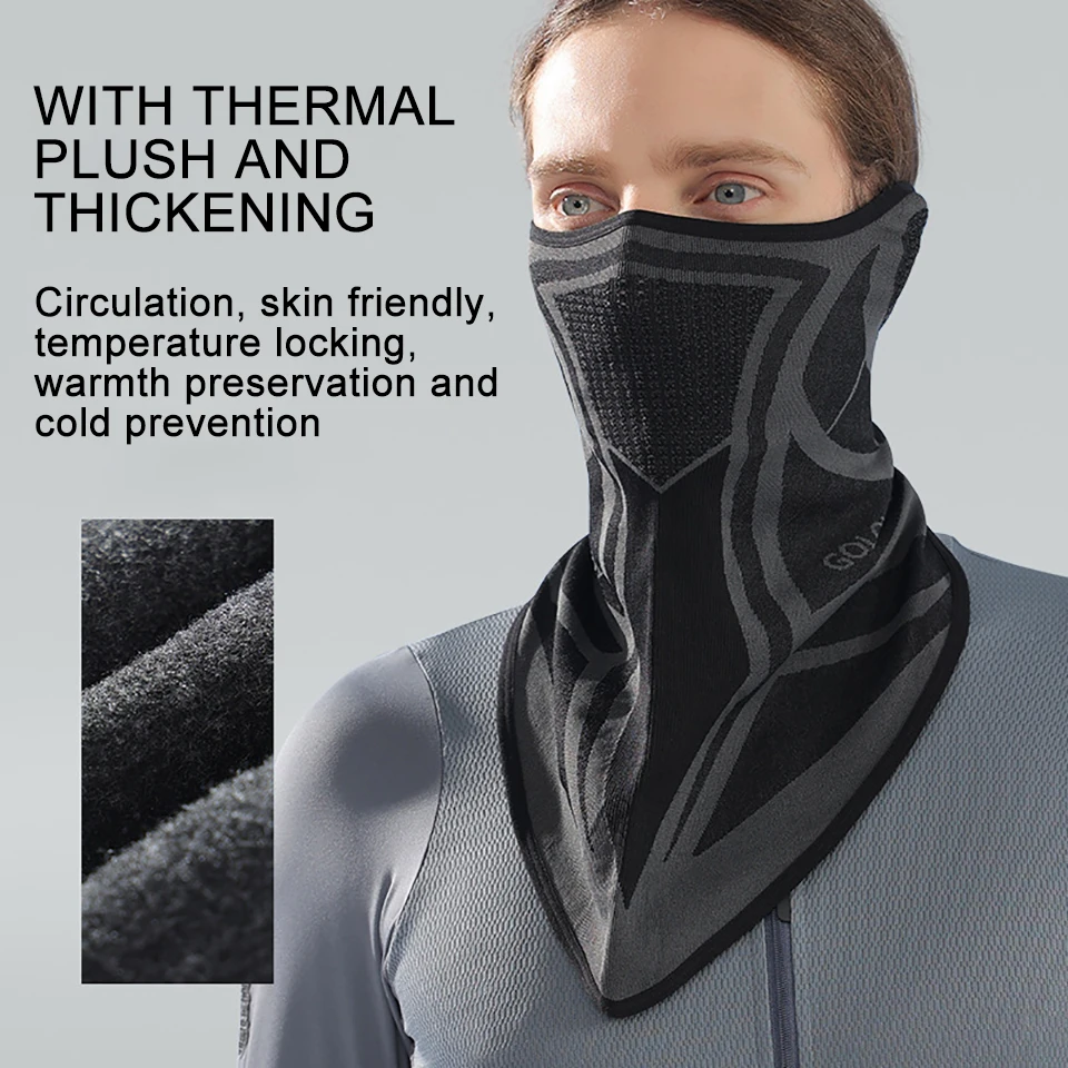 Outdoor Winter Neck Warm Cycling Skiing Face Mask Motorcycle Bicycle Breathable Bandana Sports Scarf Hiking Windproof Mask 4