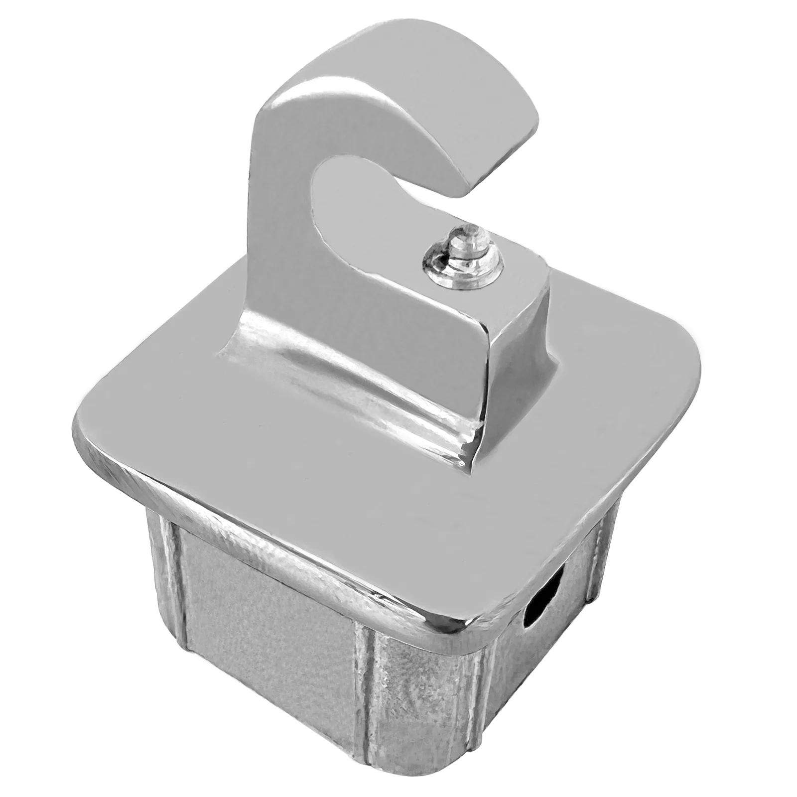 ISURE MARINE Hook End Bimini Top Fitting / Hardware 1'' 316 Stainless Steel Eye End Top Cap isure marine stainless steel boat louvred vent cover 228x127mm