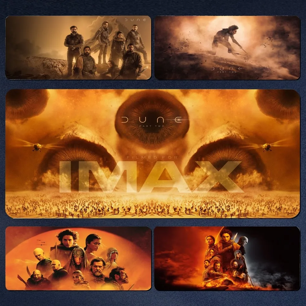 Movie D Dune Part Two Mousepad Mouse Mat Con Pad Accessori Da Gioco Prime Gaming Xxl Keyboard Pad Stitch Imbottitura Mat
