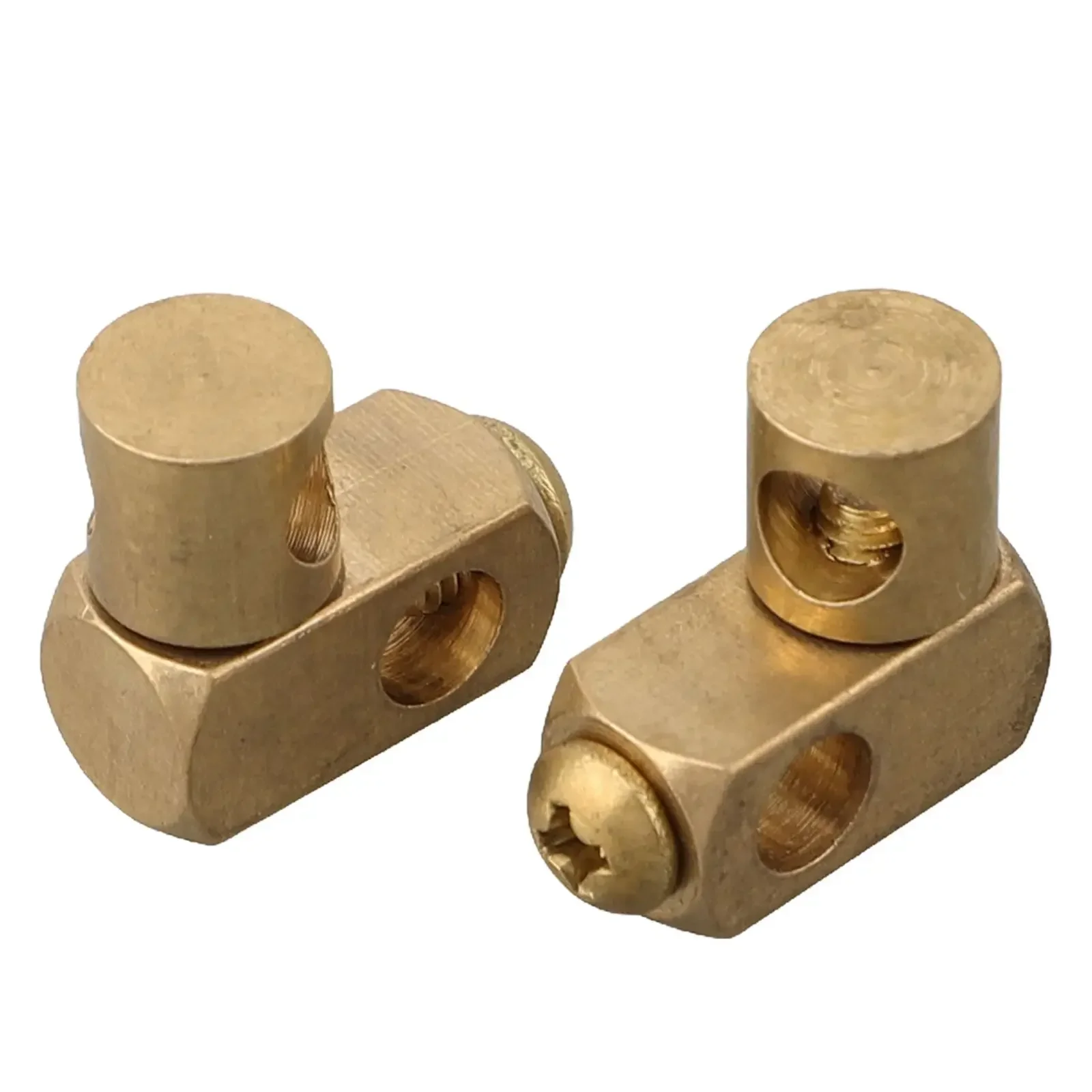 Universal Double Joint Piece For Eccentric Drain Fitting Degrees Adjustable Metal Double Joint Piece Tool Parts 2Pcs