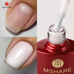 Milky Pink Glitter Camouflage Gel Nail Polish - 10ml UV LED Soak Off (Pink White 88)