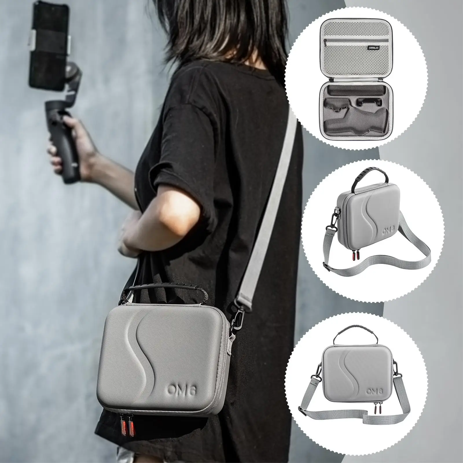 DJI OM6 휴대용 그레이 보관 가방, DJI OM6 휴대용 짐벌 액세서리