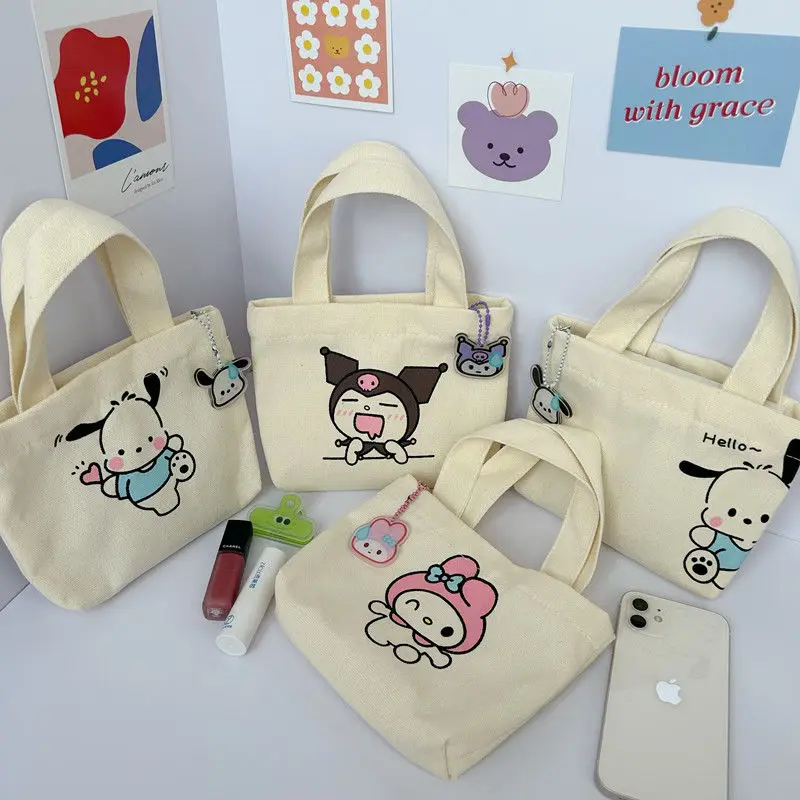 

Kawaii Sanrio Anime My Melody Hold-all Kuromi Cute Cartoon Pochacco High Color Value Fresh and Sweet Simplicity Gifts for Girls