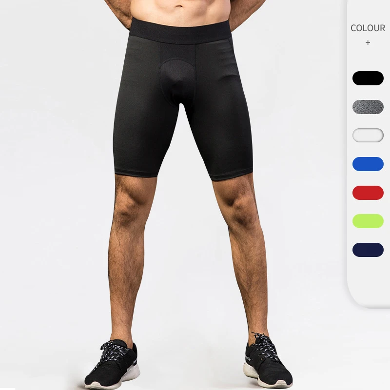 

Men Running Sweatpants Gym Athletic Shorts Compression Elastic Waist Jerseys Quick Dry Tights Workout Clothes Jogger Sportswear