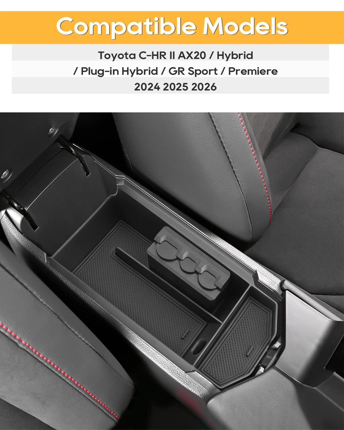 Storage Compartment In The Centre Console For Toyota C-HR
