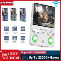 Lecteur de jeu WIFI Ultra portable R36, écran IPS de 4 pouces, lecteur vidéo rétro Open Source, mémoire 64 go/128 go jusqu'à 20000 + de jeux 1