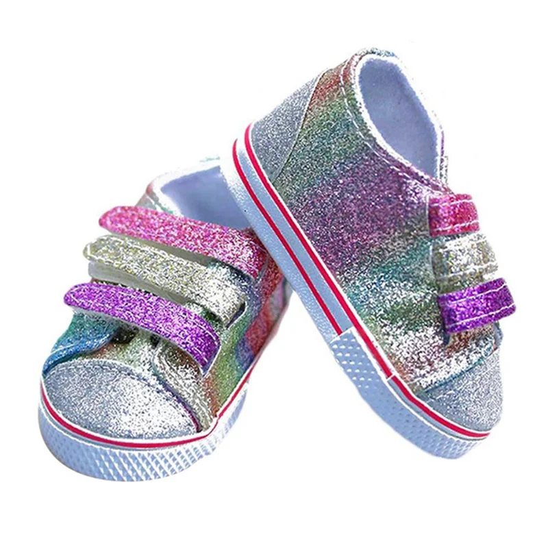 Doll Clothes Purple Series Dsinesy Unicorn Dress Doll Shoes For 18 Inch American&43m Reborn Baby Reborn New Born Doll Girl's Toy 4