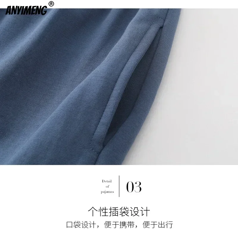 Man Pajamas Set Summer Cotton Big Size 4XL Mens Shorts Minimalist Nightwear Soft Leisure Loungewear for Boy Man Striped Pajamas Set man pajamas set