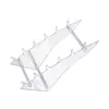 1pc Six Layers Heavy Duty Acrylic Knife Holders Pocket Knife Easel Holder Hunting Survival Knife Holder Home Kitchen Storage 6