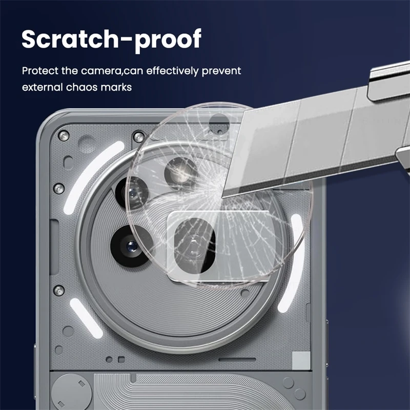 Premium 3D Curved Tempered Glass Camera Protector Film