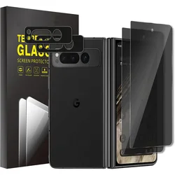 Enhanced Privacy Tempered Glass & Camera Lens Protector Set - 4 Piece - Anti Peeping (Lucent)