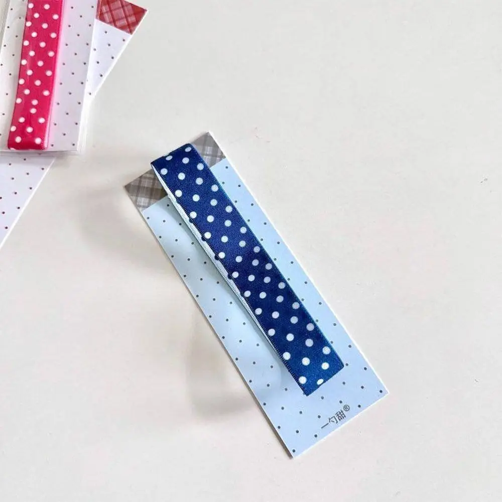 Kreatives elastisches Band mit Polka Dots, doppelseitiges DIY-Dekorationsband, Bindeseil, Binderband für A7/6 M5 Planer-Notizbuch – Detail 4