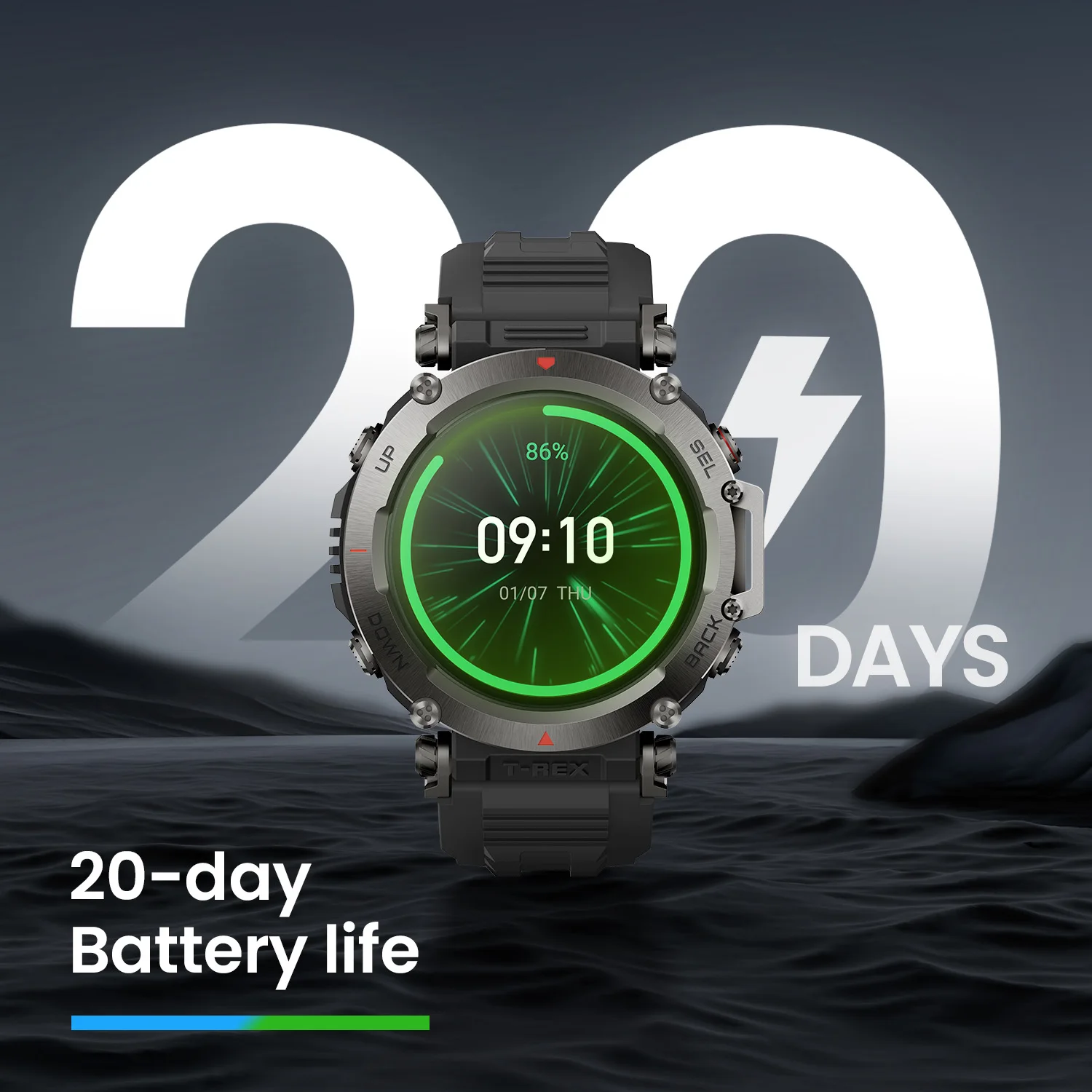 New Amazfit T-Rex Ultra 47mm Smart Watch Rugged Outdoor Military-grade 20-day Battery Life Smartwatch For Android IOS Phone 4 New Amazfit T-Rex Ultra 47mm Smart Watch Rugged Outdoor Military-grade 20-day Battery Life Smartwatch For Android IOS Phone 4