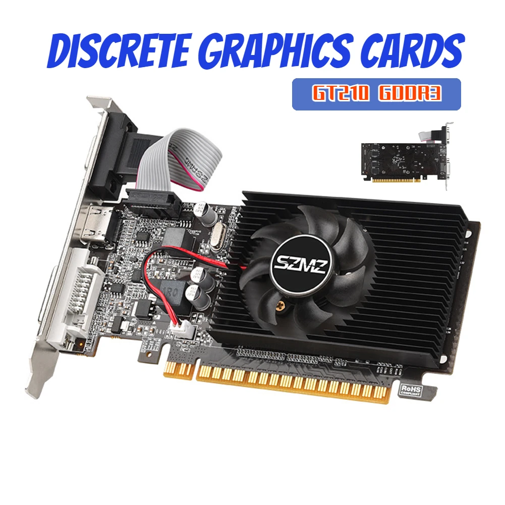 Scheda Video GT210 1GB DDR2 - PCI Express 2.0 Per PC Desktop, DirectX 10 - Foto 7