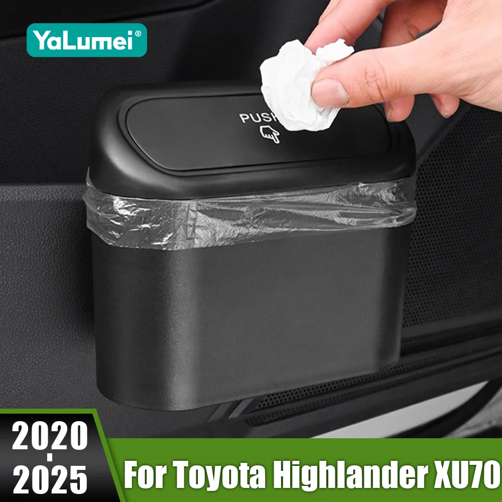 For Toyota Highlander XU70 Kluger Hybrid-Car General Suspension Creative Trash Can Supplies Decorative Accessories