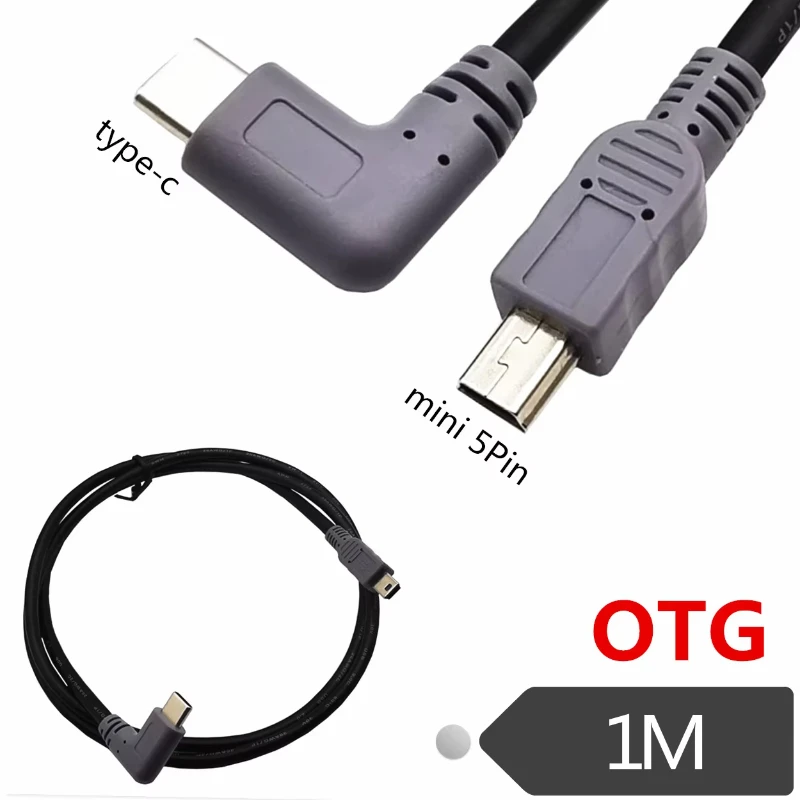 90 Mini Usb To Usb C Otg Cable,micro Usb To Usb C Otg Cable Usb C To Usb C Otg Cable On-the-go Data Convertor Adapter Otg Cable