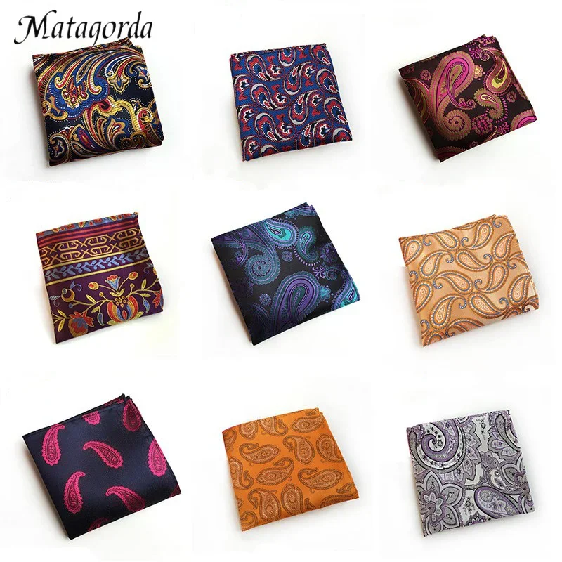 Pañuelo De Bolsillo De Algodón Para Hombre - Cuadrado 23x23 Cm, Elegancia Para Trajes Y Bodas