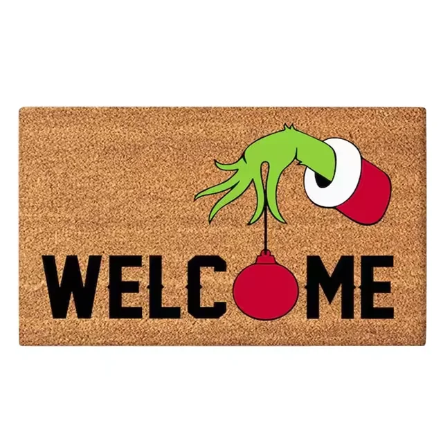 thumbnail image 1 of Christmas Party Atmosphere Decoration Anti Slip Floor Mats Bathroom Dirt Resistant Entry Floor Mats Door Mats Carpet Decoration, 1 of 4