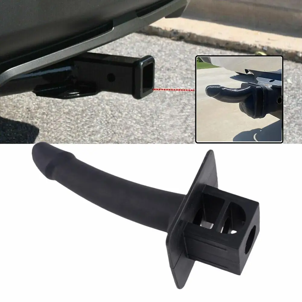 

New Funny Truck HitchTow Bar Ball Cover Silicone Trailer Accessories Truck Cap Decor Hitch Weatherproof Towball Car Y2F8