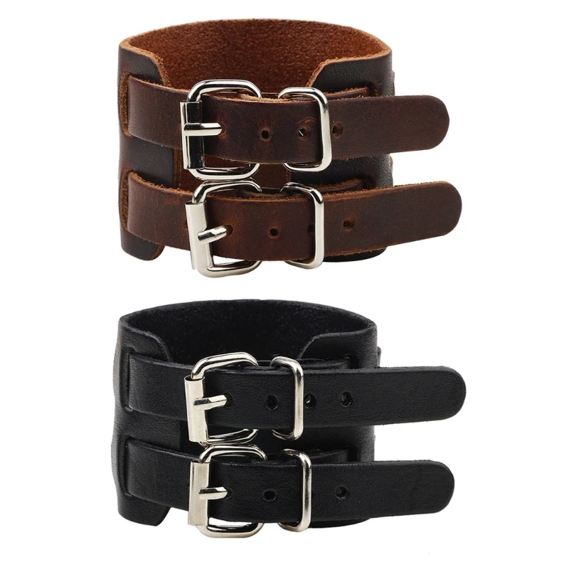 

Medieval Wrist Guard Punk Medieval Cosplay Halloween for Macho Men Buckle up