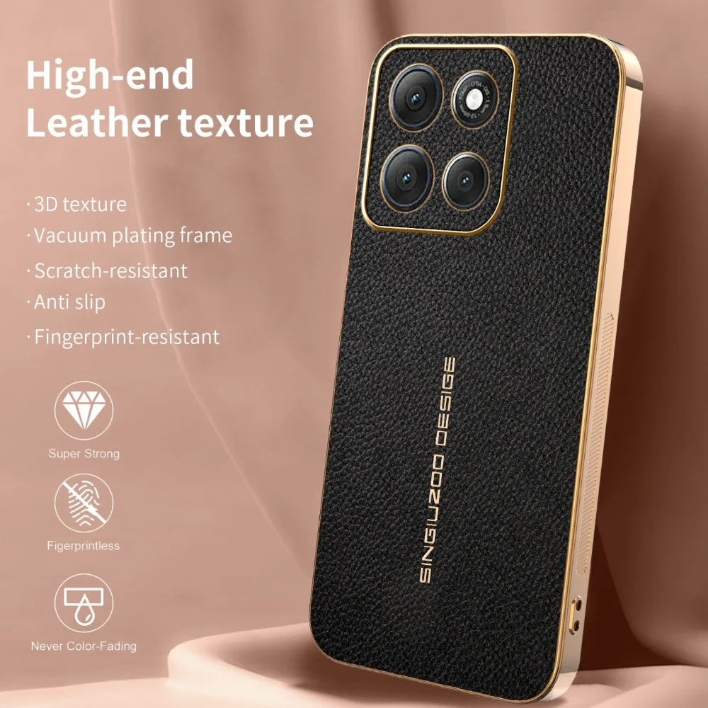 Leather Texture Phone Case Cover