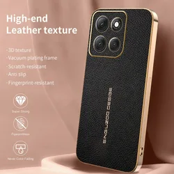 Leather Texture Phone Case Cover for Moto Edge 70Ultra (Black)