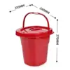 Travel Urine Pot with Handle and Lid Pee Bucket for Bedroom Senior Citizen 6