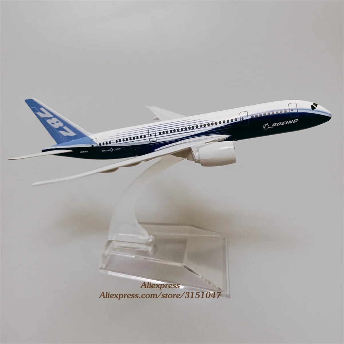 

16CM Alloy Metal Original Model Prototype Air Boeing 787 B787 Airlines Diecast Airplane Model Plane Model Aircraft Kids Gift Toy