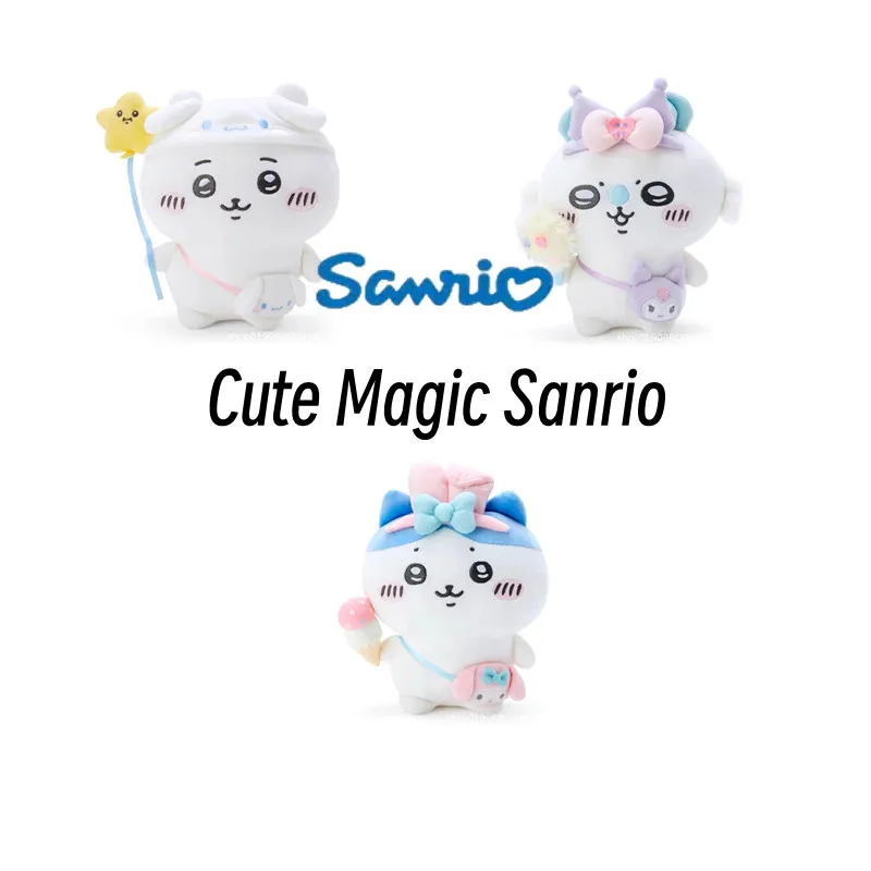 

Sanrio's New Cartoon Cinnamoroll Kuromi Mymelody Cute Cross-dressing Plush Toy Doll Home Decoration Children's Gift