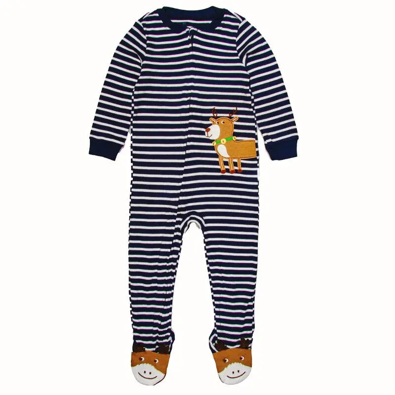 Four seasons spring and summer boys and girls one-piece baby cotton crawling clothes baby spring and autumn rompers children's f