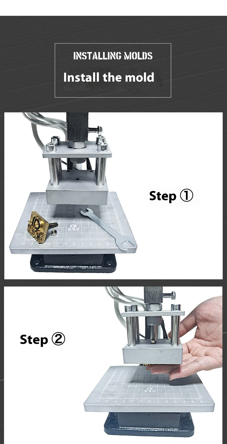 Manual Leather Press Stamping Machine Hand-Punch Die-Cutting Machine DIY Leather