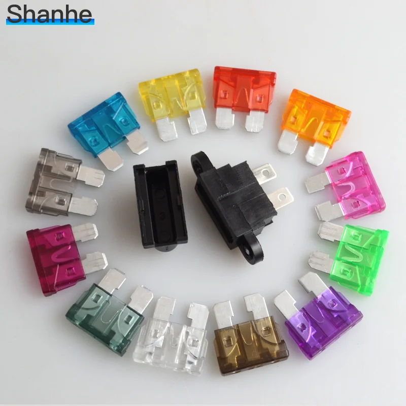 Middle Car Fuse Holder Anti Fire and Waterproof Fuses Box with Medium Auto Fuse