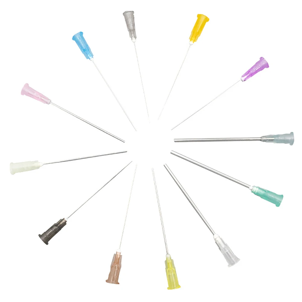 

100pcs 55mm Bayonet Syringes Dispensing Needle Blunt Tip Needles Welding Tools for Refilling Liquids Oil Solder Paste Adhesive