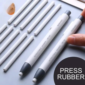 Pressa Matita retrattile Gomma per correzione Forniture Penna Stile Matita Gomma Materiale scolastico per scrittura Cancelleria 1
