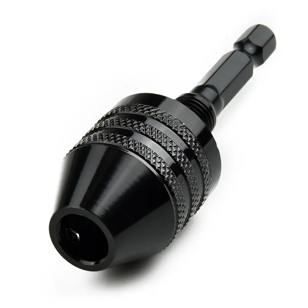 

Keyless Chuck Conversion Adapter, Instantly Converts Impact Drivers, Hex Shank for Easy Bit Changes 1/4 Impact Drivers