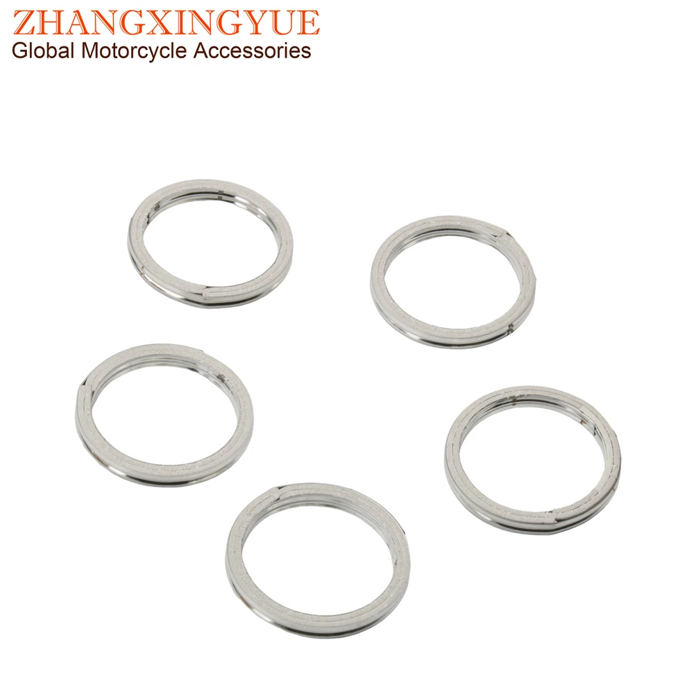 5 шт. прокладка заголовка выхлопной трубы для Honda CJ250T CB250 CB350 CJ360T CB360 CB500T CX500 CX650 GL650 18291-286-000 18291-286-306