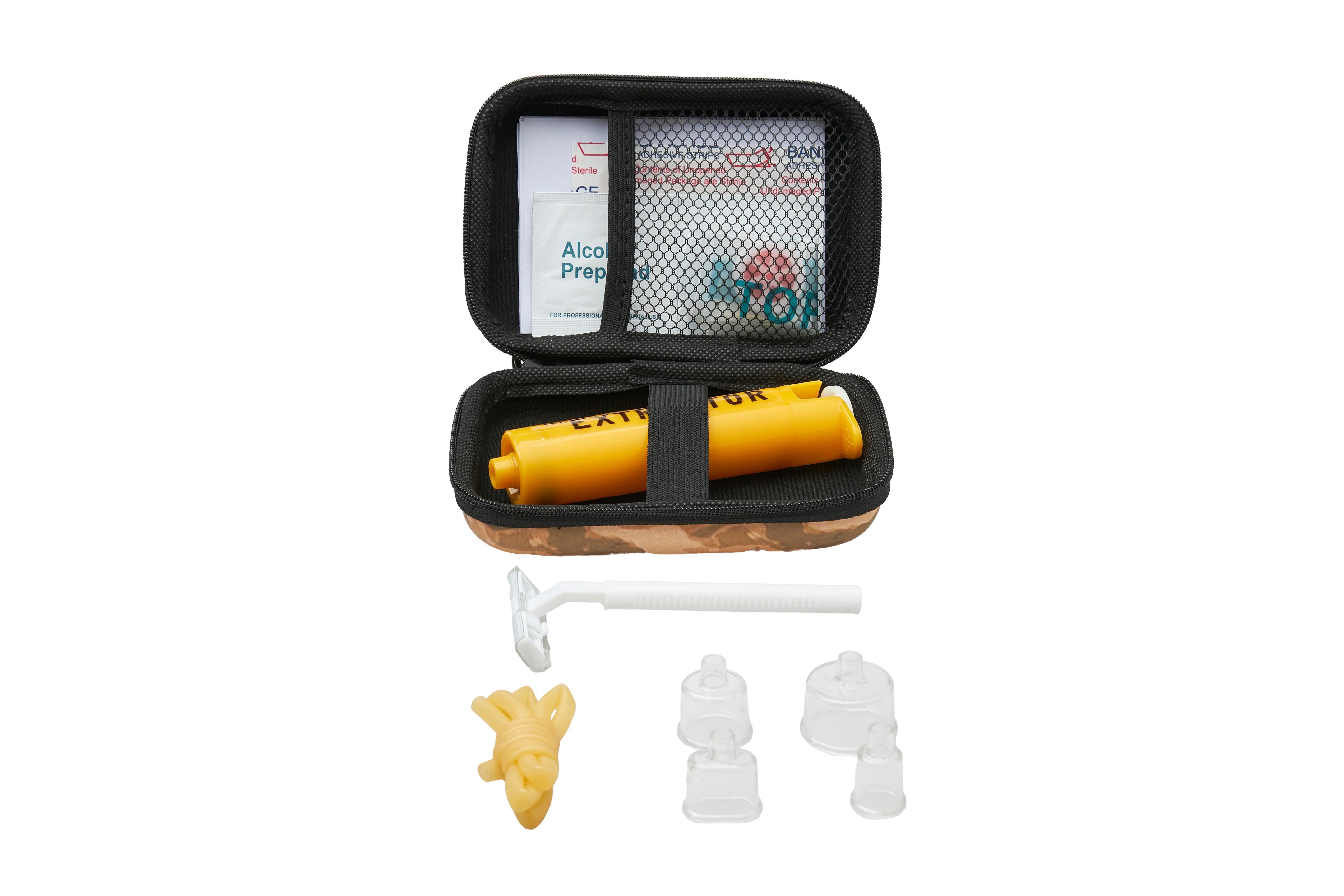 Outdoor Insect Snake Bite Vacuum Venom Extractor Wild Venomous Bee Bites Vacuum Detox Pump Survival Rescue Camping First Aid venom extractor first aid kit survival tool