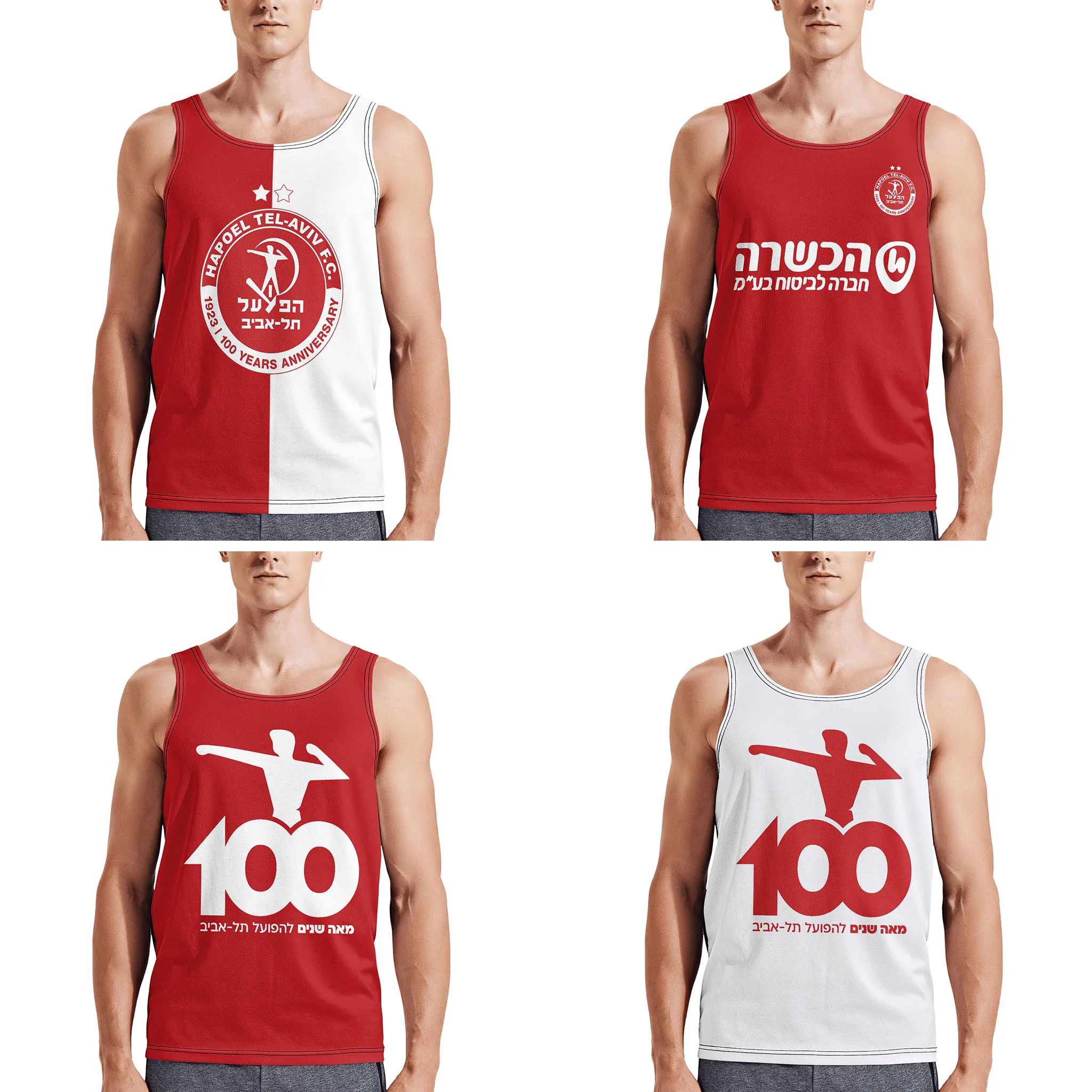 

Hapoel Tel Aviv Athletic Men's Hd Print Cotton Tank Top Muscle Tee Sleeveless T-Shirt Tagless Tank Undershirt
