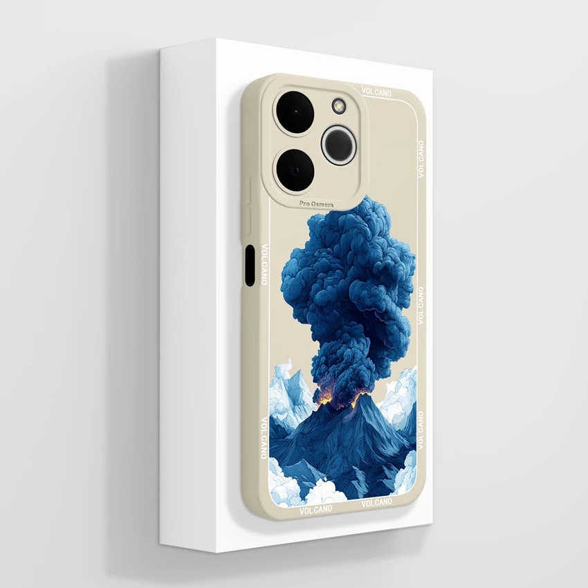 Fantasy Colorful Butterfly Liquid Silicone Shockproof Phone Case