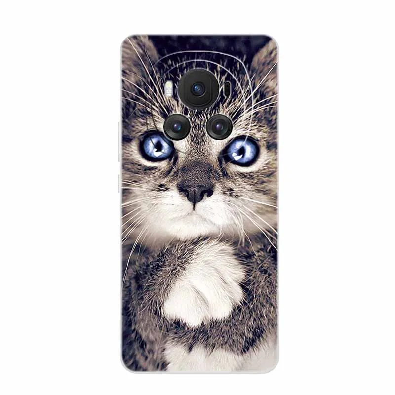 Fashionable Clear Animal Design Silicone Phone Case - Soft TPU Back Cover