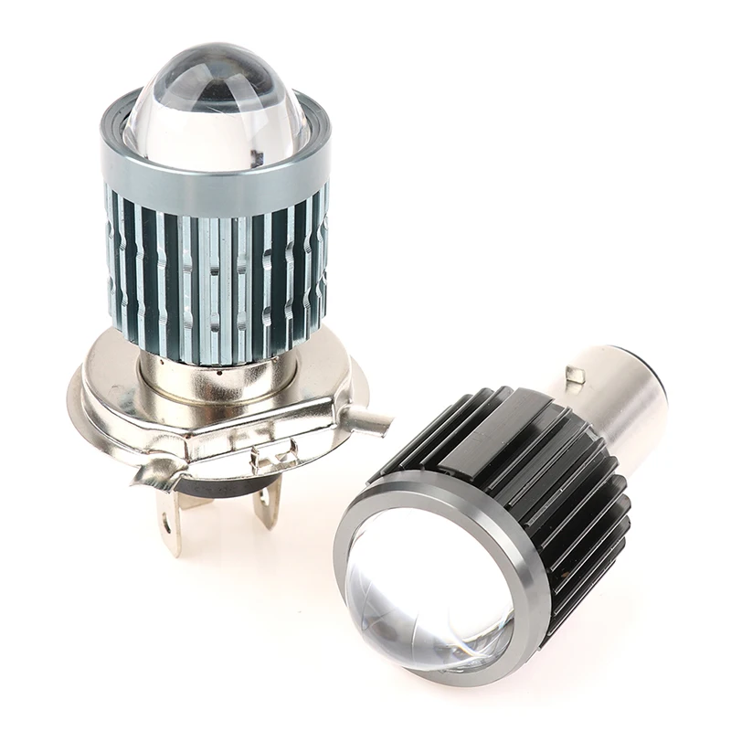 1Pc H4 Led Moto H6 Ba20D Led Lampadine Per Fari Moto Lente Csp Fendinebbia Bianche Dc 12V H4 Hs1 H6 Ba20D Nebbia Lichten