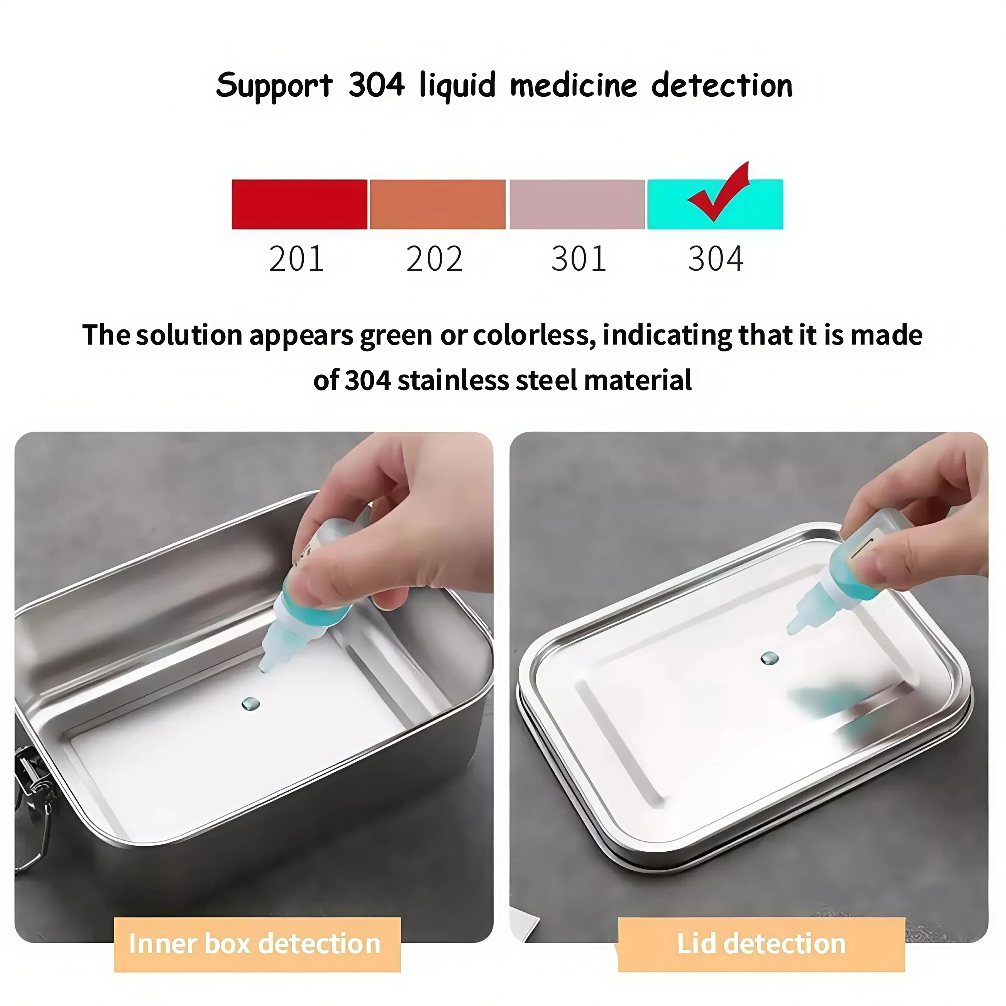 Stainless Steel Bento Box Metal Lunch Box Food Storage Containers with Lockable Clips Lunch Snack Boxes for Work,School - 6