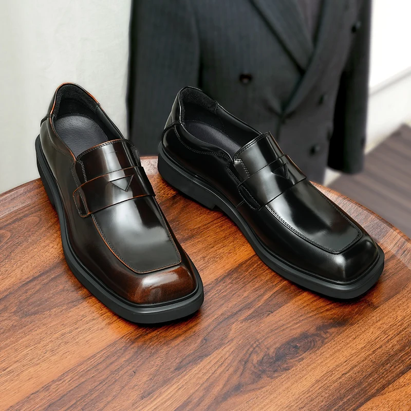 Overshoes, leather, style, work wear, square head, cowhide, work, love, size 46, style