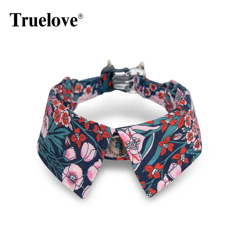 thumbnail image 1 of Collar para gatos Truelove, bonito collar floral para mascotas, de algodón, con lazo, regalo para mascotas, ajustable, suave y cómodo, pajarita para perros pequeños y medianos, TLC5411, 1 of 5