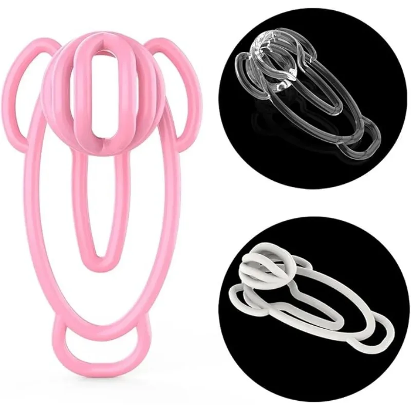 Sissy Chastity Cage Belt Chastity Panties FUFU Clip Anti-Falling Harness Extreme Sissy Lock Penis Bondage Feminization Toy
